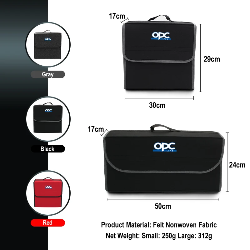 Car Trunk Storage Box Organizer Foldable Stowing Tidying Container Bag For OPEL OPC Line Astra H J K Zafira B Corsa D Insignia - view 6