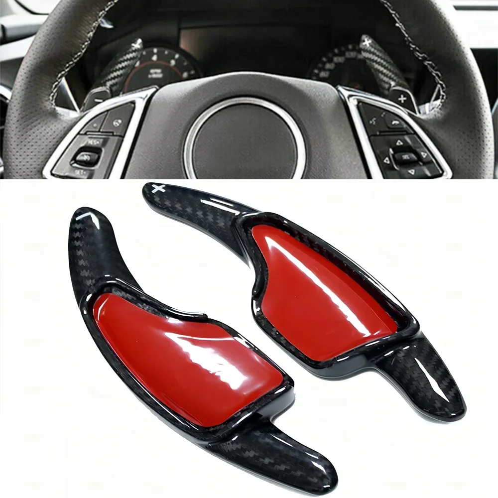 

Carbon Fiber Paddle Shift For Chevrolet Camaro 2016 - 2018 2019 2020 Car Steering Wheel DSG Shift Paddle Shifter Gear Extention