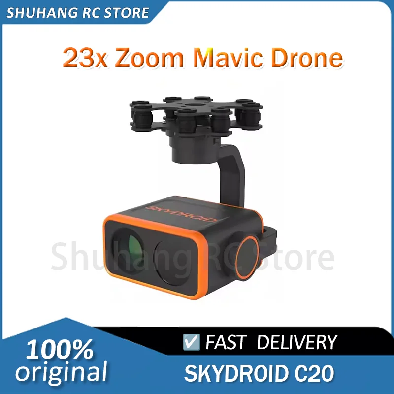 

Дрон Skydroid C20 Трехосевая карданная камера ночного видения 1080P 23-кратный оптический зум