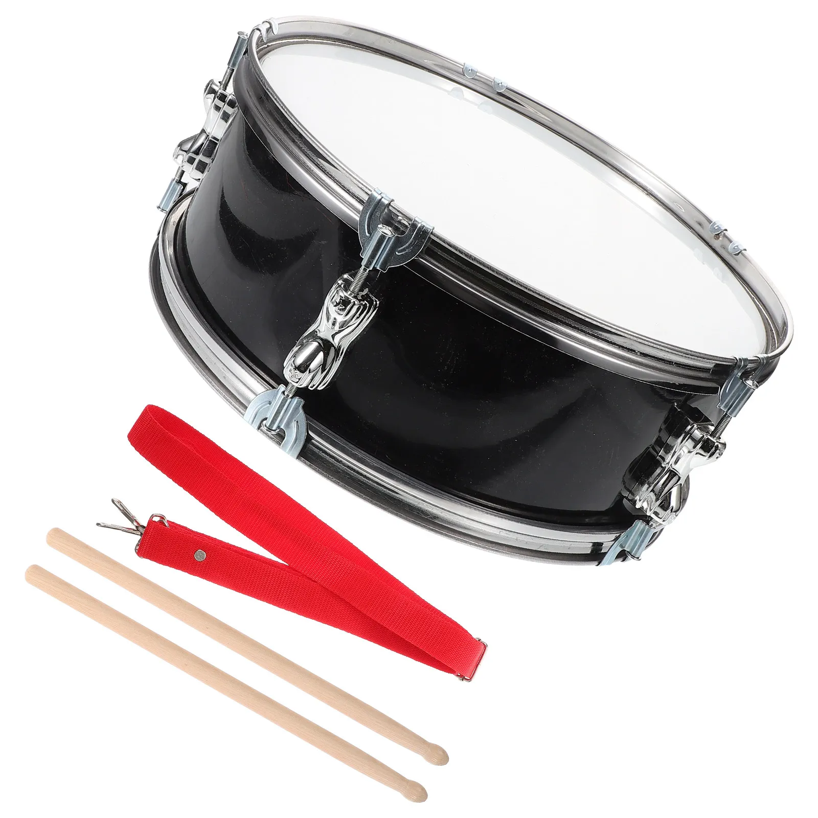 

1Set Kids Snare Drum Kit Wood Body Stainless Steel Hardware Educational Percussion Instrument for Children Ages 3-10 Music