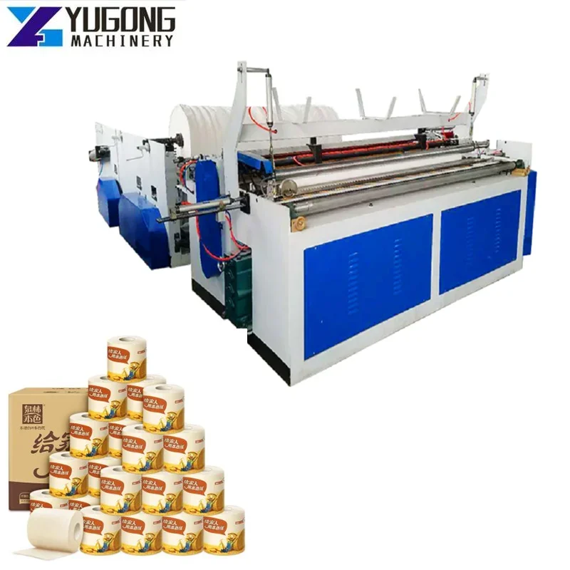 Fully Automatic Toilet Paper Rewinding Machine Production Line Toilet Tissue Paper Making Machine Slitting and Rewinding Machine