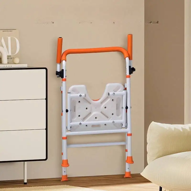 دش الغرور كرسي الحمام المحمولة للطي لطيف المعادن الشمال دش البراز مريح طوي تابوريتي Ducha الأثاث المنزل #3