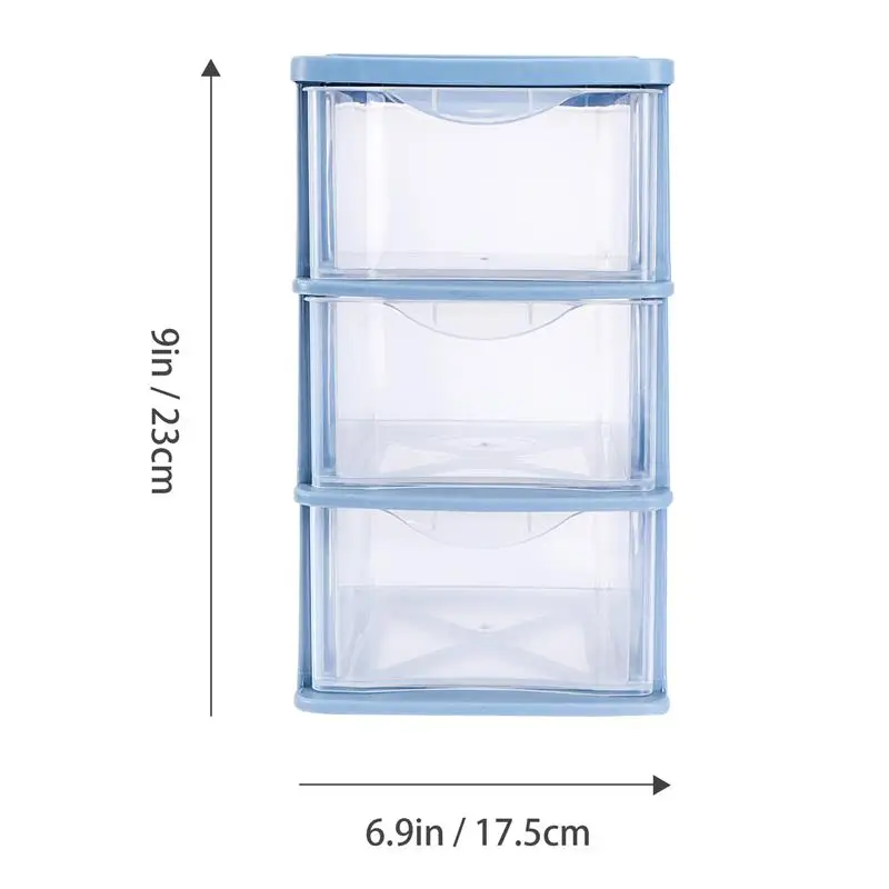 Desktop Storage Box Drawer Type Transparent Dustproof Storage Box Desktop Storage Box Drawer Type Sundries Holder Box