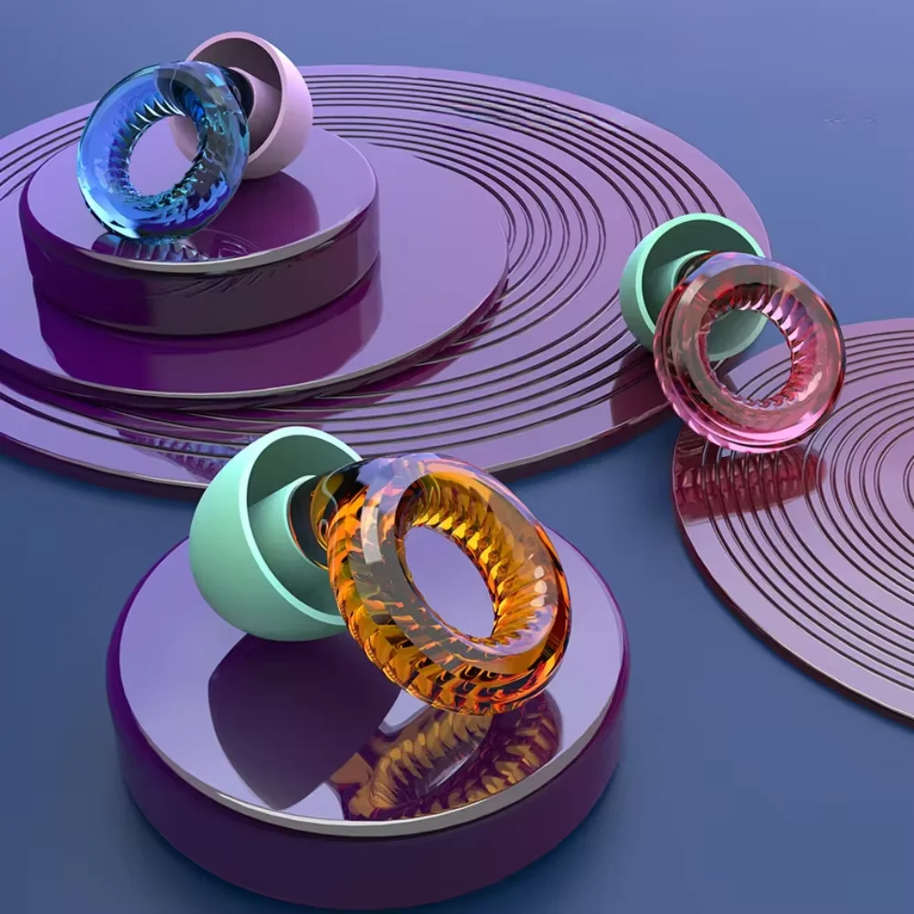 Silicone Noise Cancelling Earplugs Waterproof Swimming Earplug Specially Designed For Hearing Protection Colorful Storage Box