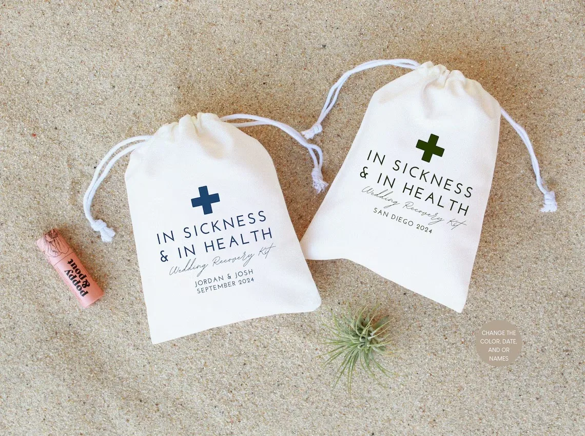 Destination Wedding Welcome Bags - Palm Tree Welcome Bags - Tropical Wedding Favors - Beach Wedding Welcome Bag - Destination