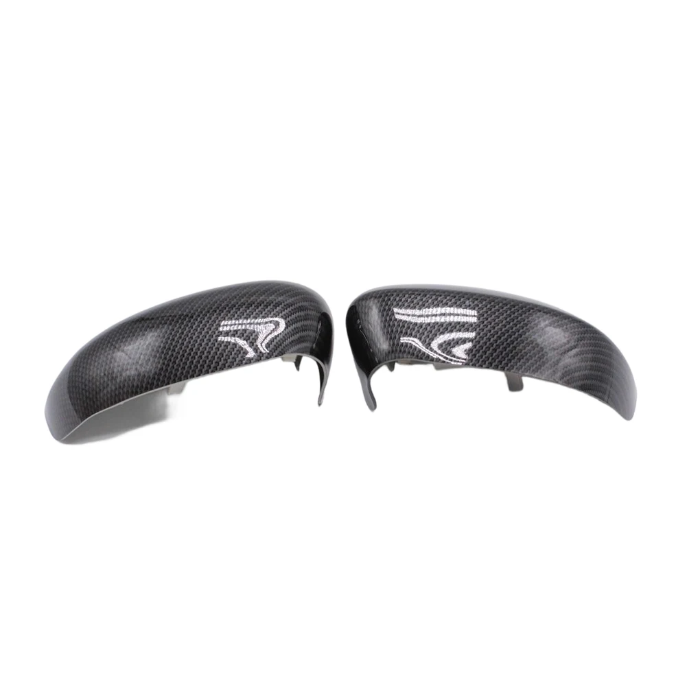 

Pair Rearview Mirror Cover Black Carbon Texture Fit For Fiat 500 2007-2023 Exterior Mirror Housing ABS Carbon Pattern 735452185