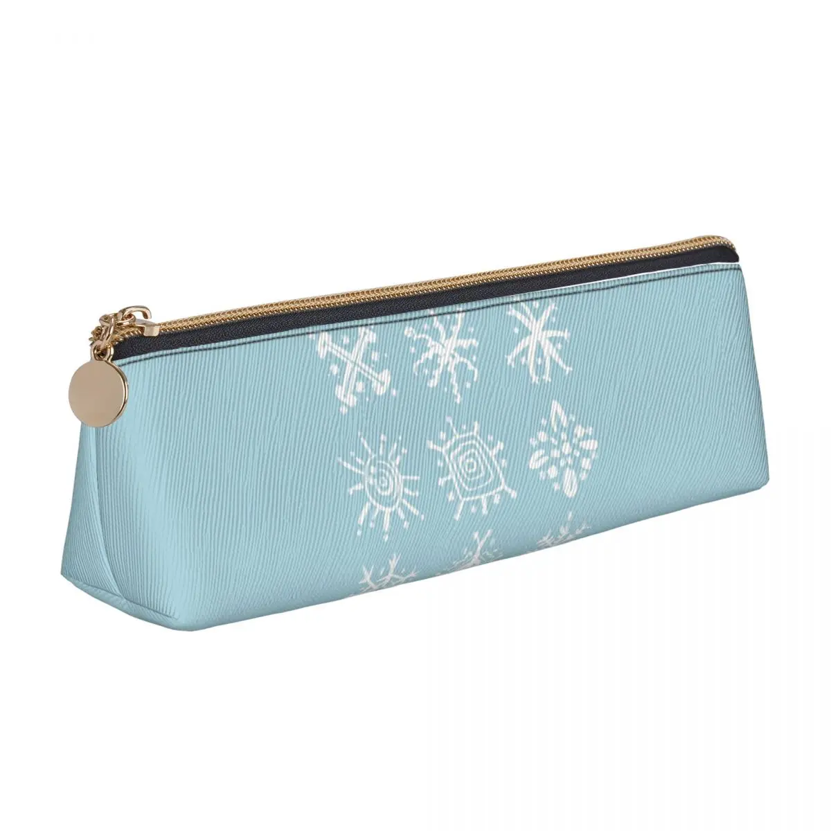 Christmas Snowflakes Pattern (2) Pencil Case for Boys Girls Gifts Pen Box Pencil Bag Stationery Supplies Pen Holder Bag