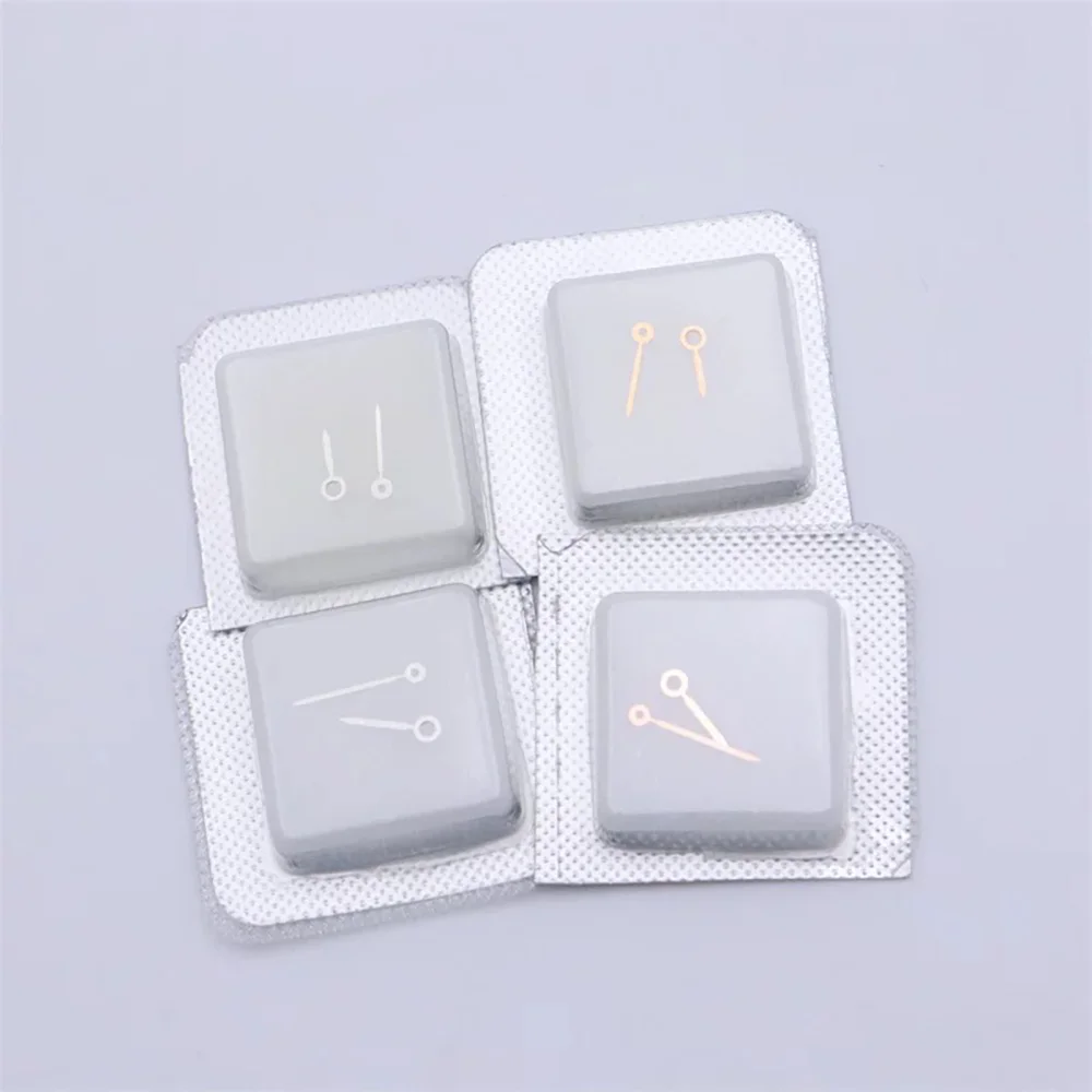 Accessori per orologi Lancette dell'orologio adatte per movimento 762 Ago per movimento dell'orologio al quarzo Lancetta delle ore e dei minuti a 2 pin