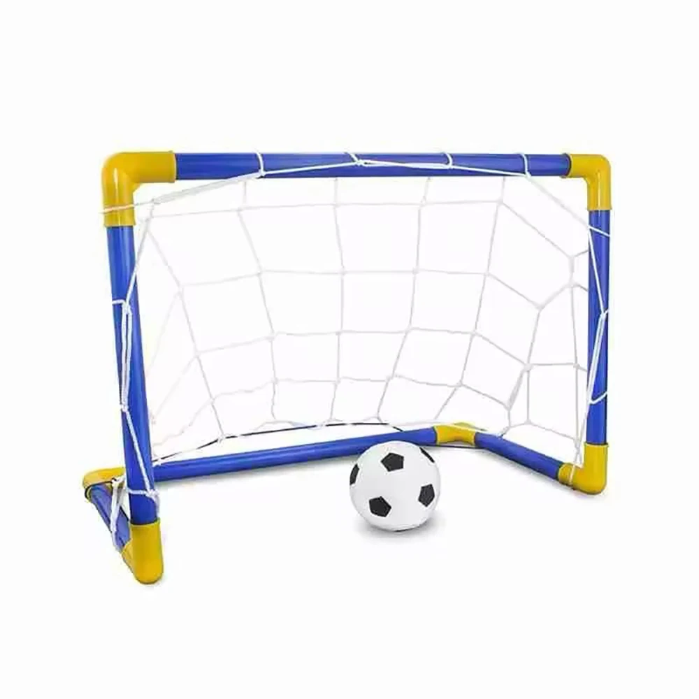 Indoor and outdoor mini folding soccer plastic rear frame kit inflatable sports toys suitable for parent-child interaction