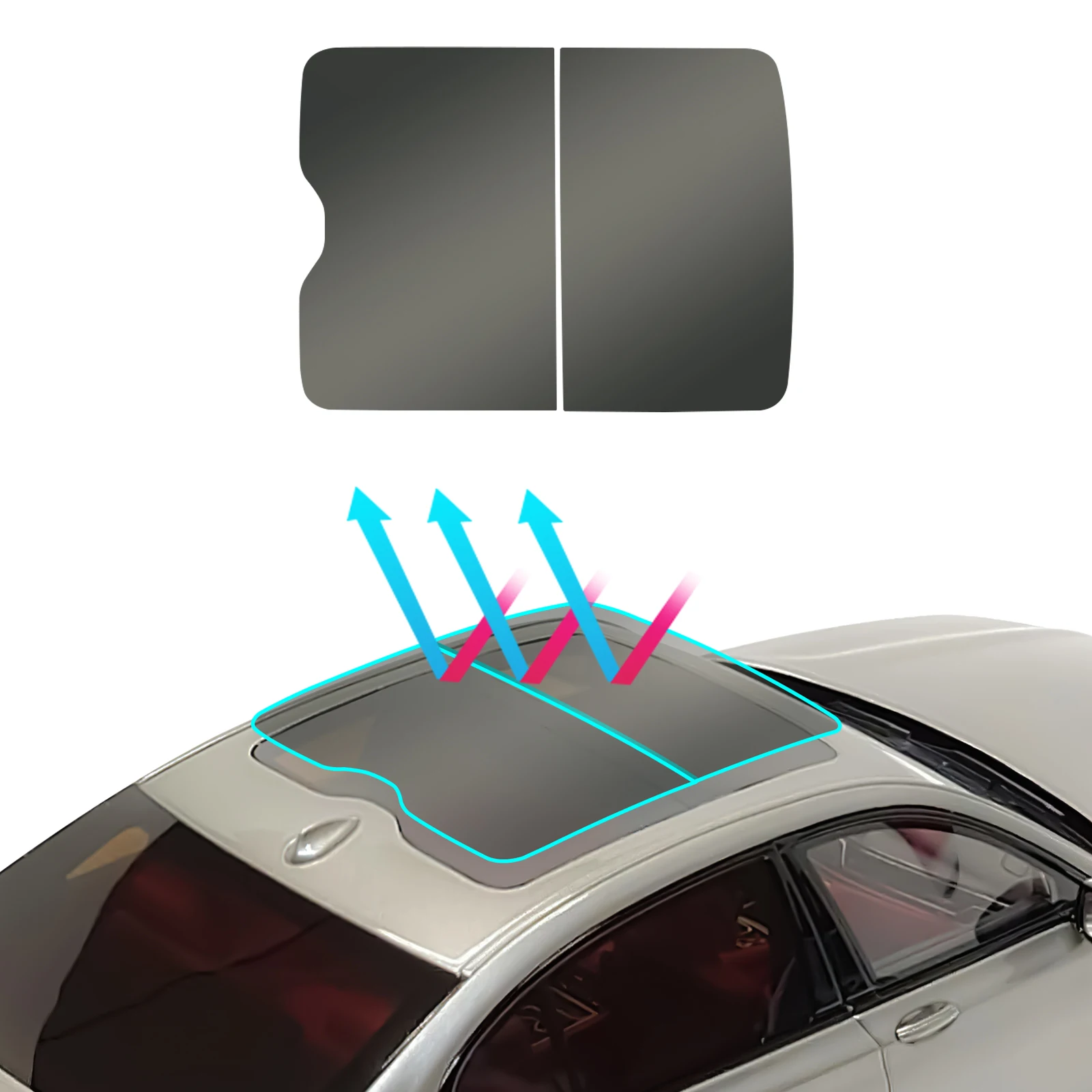 

Для BMW 7 серии 2020-2024: Защитная пленка из ТПУ для люка, устойчивая к царапинам, аксессуары для модификации экстерьера автомобиля