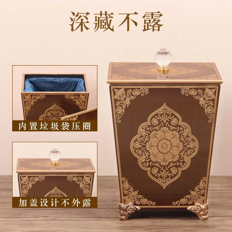 المبيعات الساخنة سلة المهملات النمط الأوروبي، غرفة المعيشة المغطاة بالمنزل، الحمام الرجعية، المطبخ، غرفة المعيشة على الطراز الأمريكي