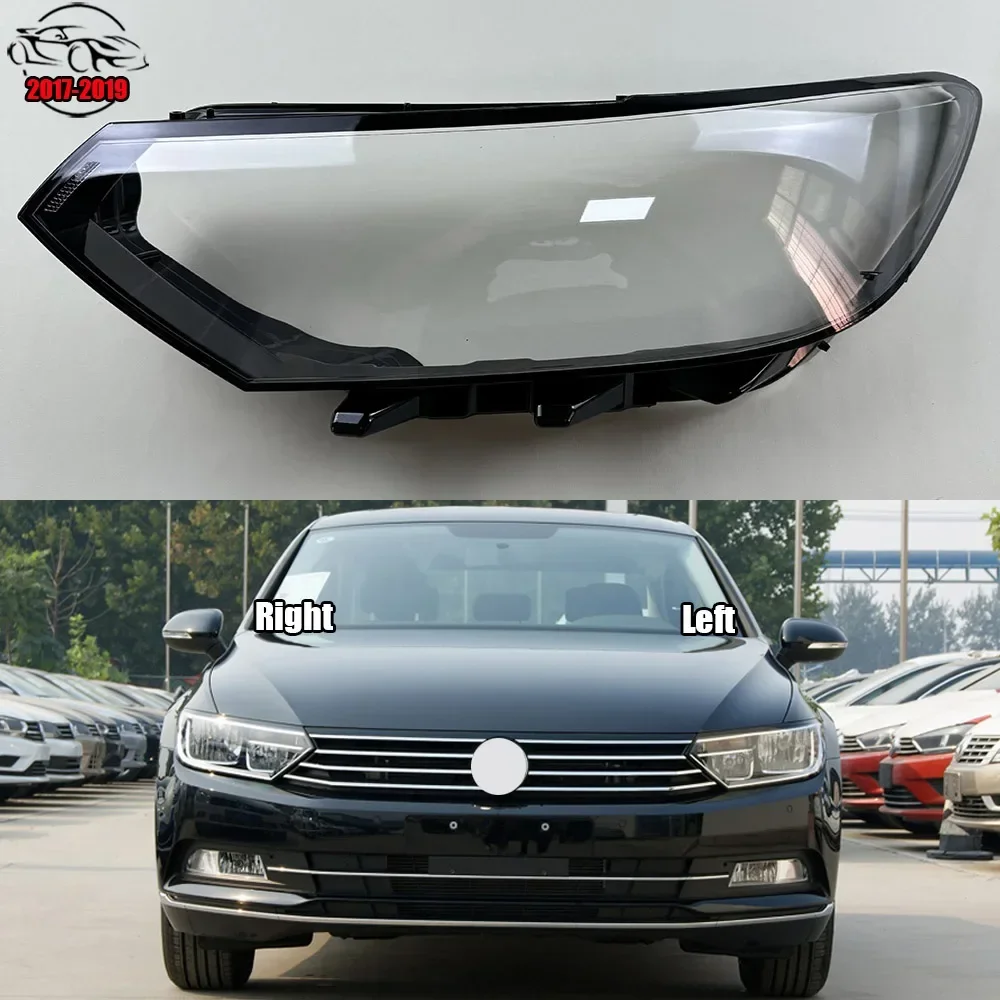 

Car Headlamps Cover Transparent PC Lampshade Headlight Shell Glass Lampshade Shell For Volkswagen VW Magotan B8 2017-2019