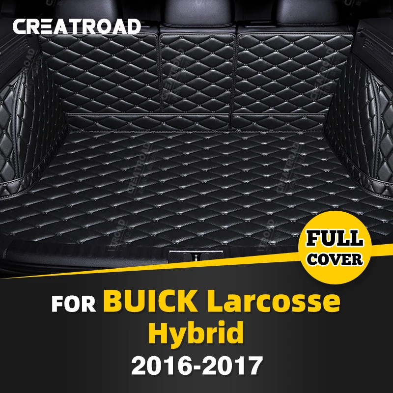 

Auto Full Coverage Trunk Mat For Buick Larcosse Hybrid 2016 2017 Car Boot Cover Pad Cargo Liner Interior Protector Accessories