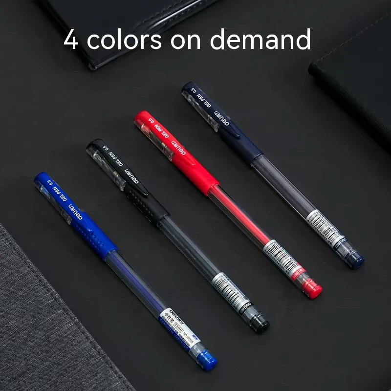 ديلي 12-حزمة أقلام حبر جاف رفيعة 0.5 مللي متر ألوان متنوعة جل مجموعة أقلام للمدرسة مكتب أسود أزرق أحمر لوازم مكتبية #6