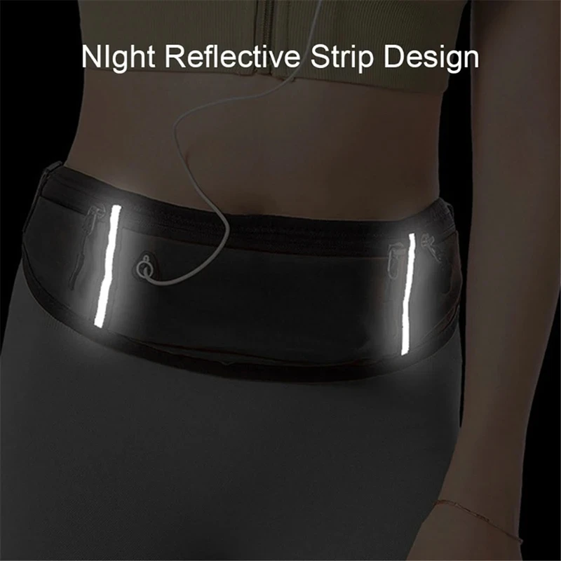 Professionelle Laufen Taille Tasche Sport Gürtel Tasche Handy Fall Männer Frauen Versteckte Tasche Gym Sport Taschen Lauf Gürtel Taille Pack – Detail 2