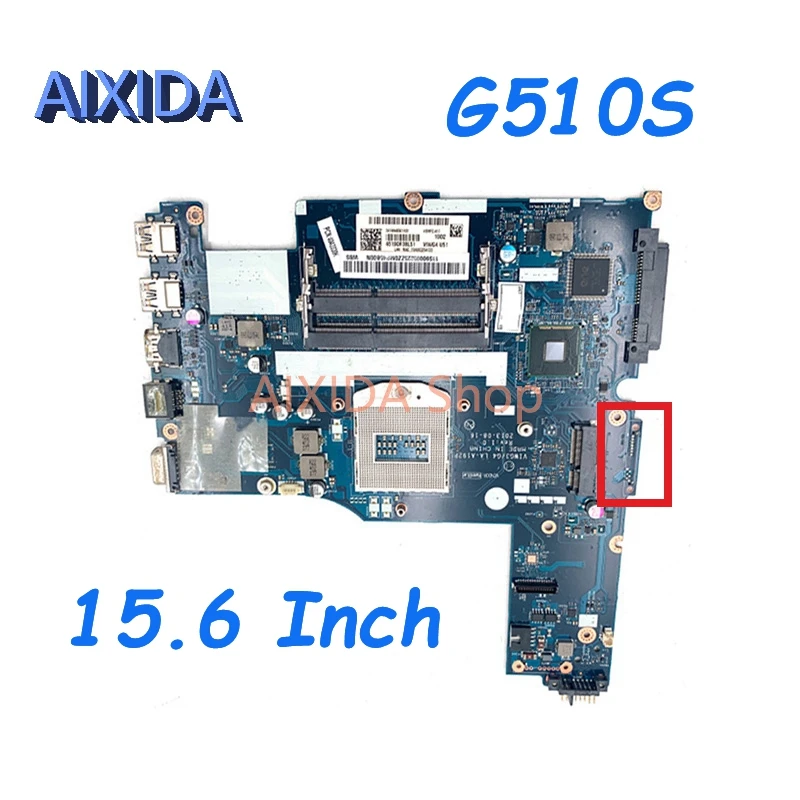 

AIXIDA VIWG3 G4 LA-A192P 11S1025006 11s90005225 laptop motherboard For 15.6 Inch lenovo ideapad G510S HM86 Mainboard full test