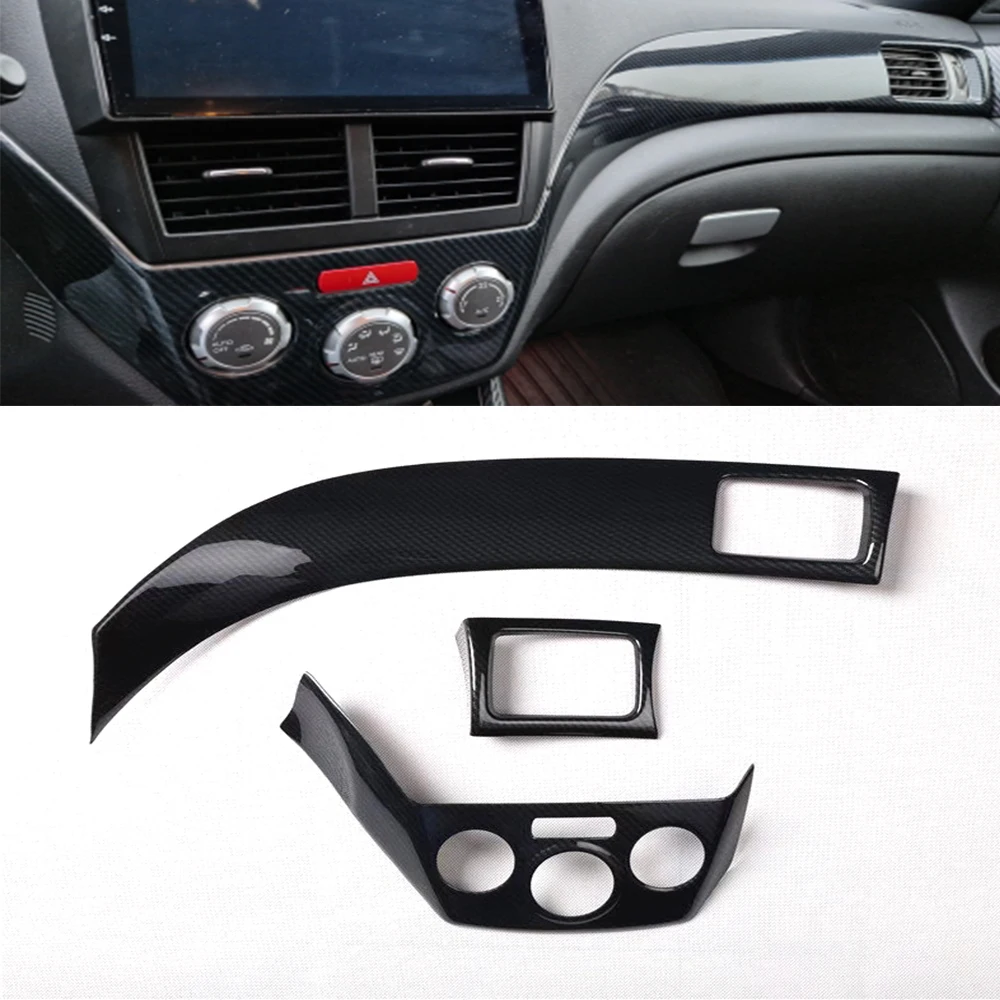 

For Subaru Forester 2008-2012 LHD and RHD Car Central Console Passenger Seat Cover Trim Styling ABS Stickers Accessories