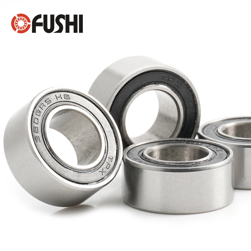 3800 2RSV MAX Bearing 10*19*8 mm ( 4 PCS ) Full Balls Bicycle Frame Pivot Bearing 3800 2RS RSV Ball Bearings 3800-2RS 3800LLU