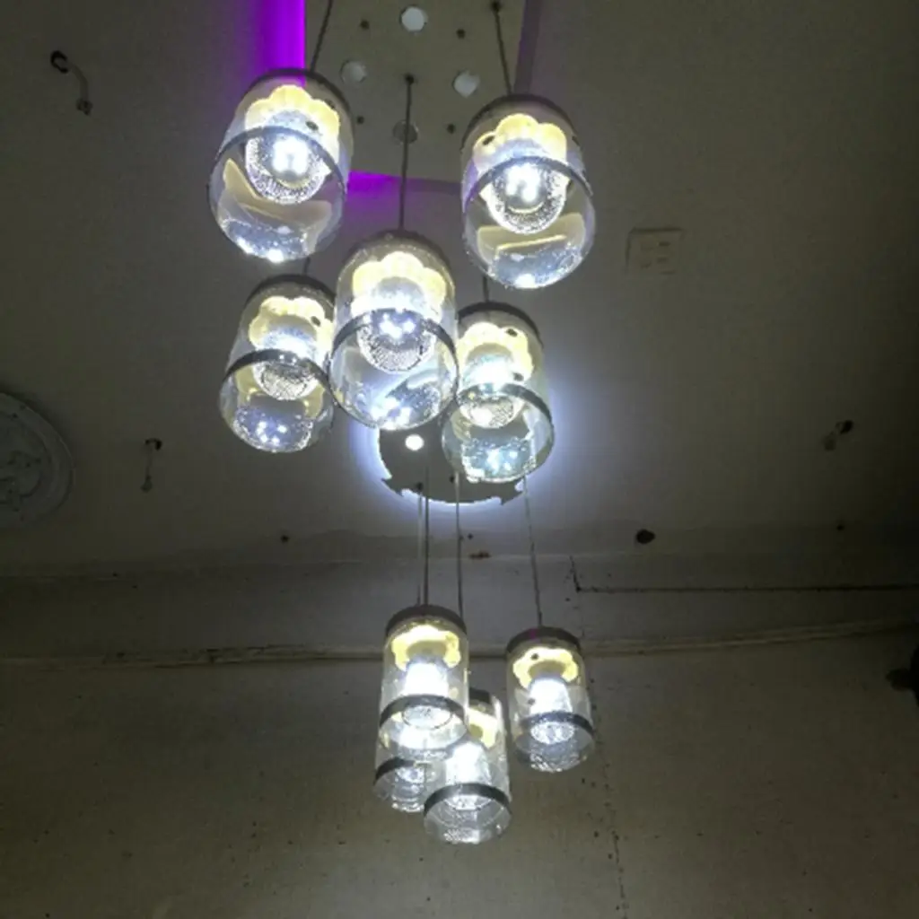 Contemporary Pendant Lampshade Iron Bulb Cage Ceiling Light Cover for Home Decor and Kitchen Lighting