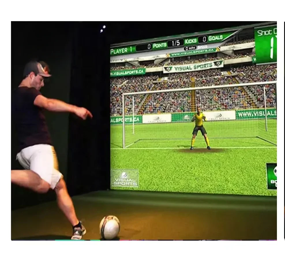 Interactive Football Game Indoor Soccer Floor Projection Software Virtual Digital Sports Experience Touch Simulator Projector