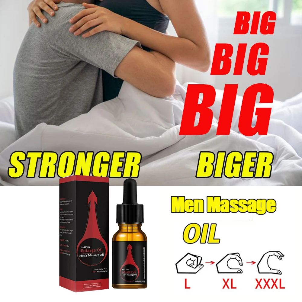 Ätherisches XXL-Öl für Männer, leistungsstark, schnelle Reparatur, Vergrößerung, dauerhaft, Vergrößerung der Vitalität, private männliche Potenz, Big Dick Enhancer Gel, 10 ml