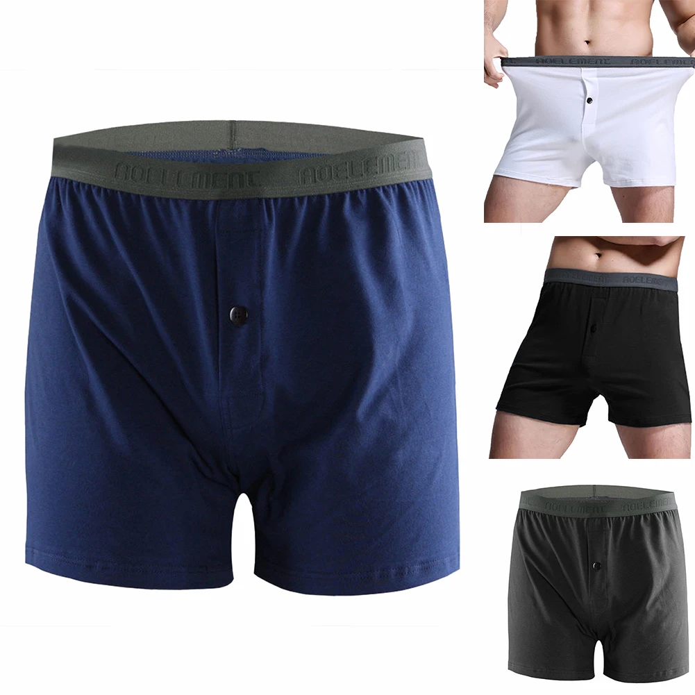 

Mid Waist Men's Underwear Boxer Briefs with Breathable Pouch Soft Cotton and Spandex Fabric for All Day Comfort