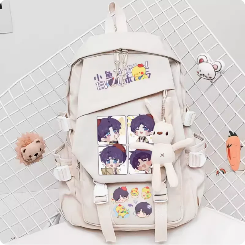 

Anime Love and Deepspace Rafayel Schoolbag Fashion Casual Belt Teenagers Student Backpack Handbag B1583