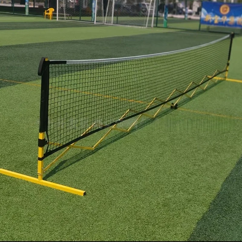 22 FT Portable Pickleball Net, Regulation Size, Foldable Tennis Net, Indoor Outdoor Training, Includes Gear