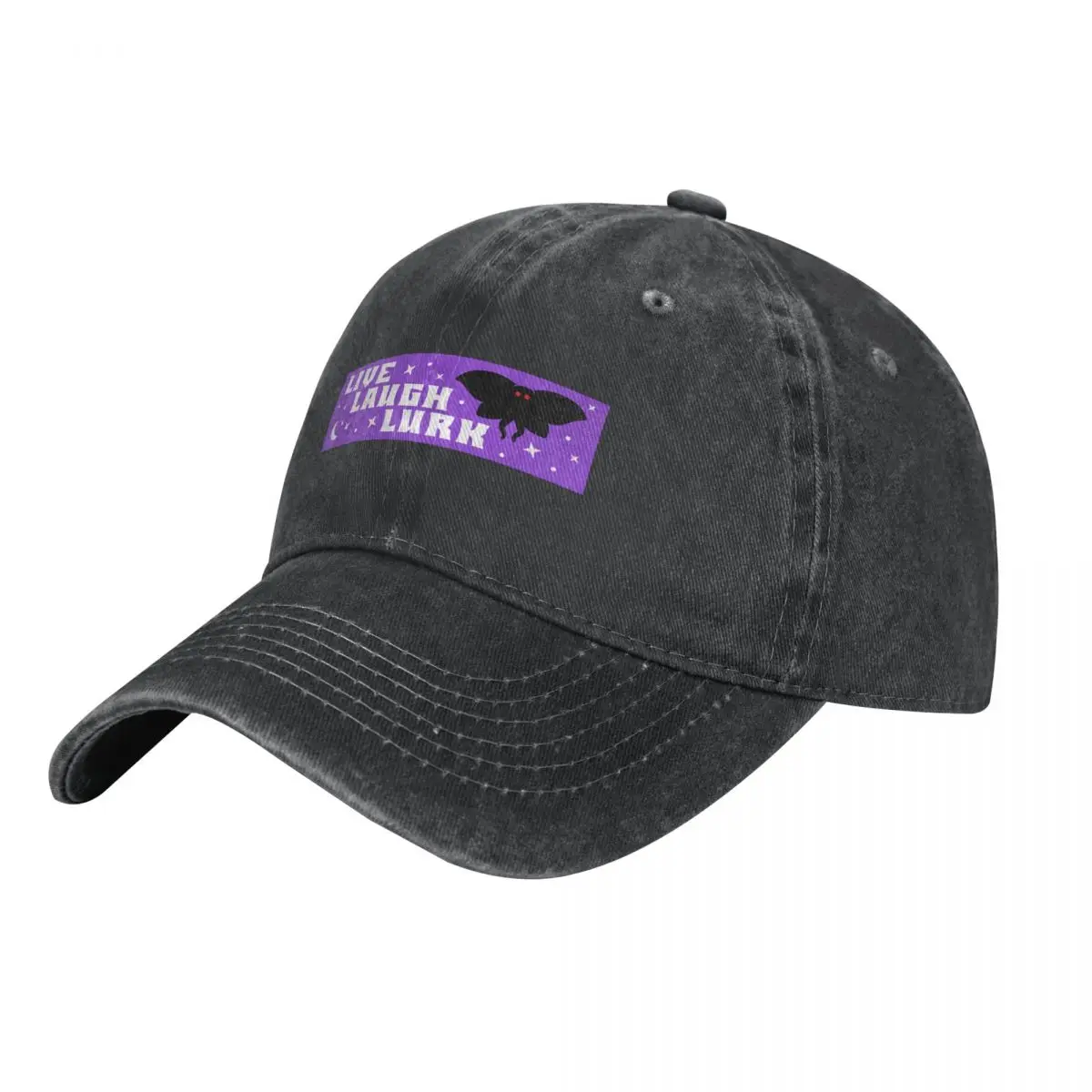 

Mothman Live Laugh Lurk bumper Cowboy Hat Golf Hat western Hat black dad Women's Beach Outlet 2024 Men's
