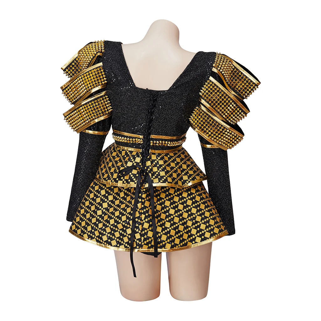 Six Catherine of Aragon Cosplay Costume Dress Theatre Broadway Musical Stage Performance Outfit Halloween Carnival Custom Made