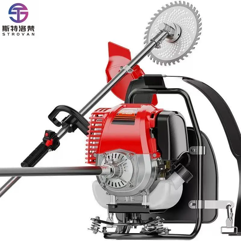 58CC Displacement Max Power Backpack 4 Stroke Walk Behind Mowing Machine Brush Cutter Lawn Mowers