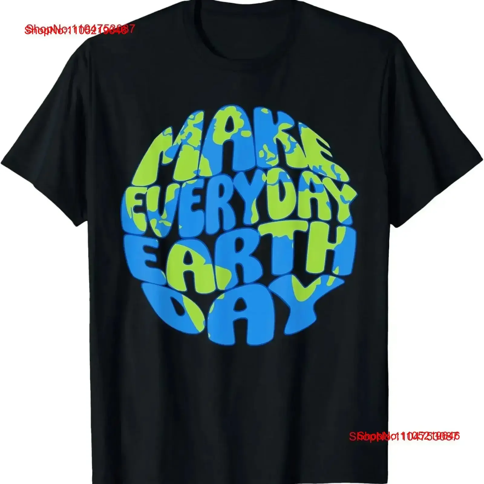Planet Make Everyday Earth Day Environmental Cute T Shirt vintage Washed streetwear homme designer clothes Soft vintage Washed