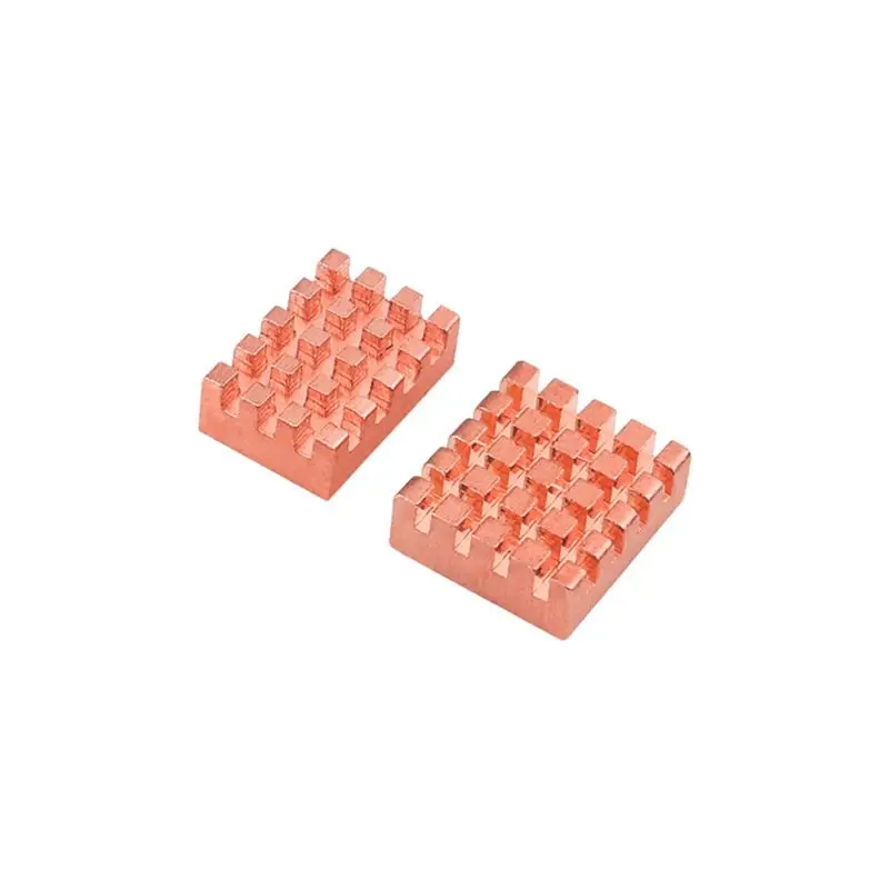 

A46M-For Orangepi Orange Pi Zero 2W, медный радиатор из чистой меди для охлаждения процессора и материнской платы Orangepi, многофункциональный, прочный.