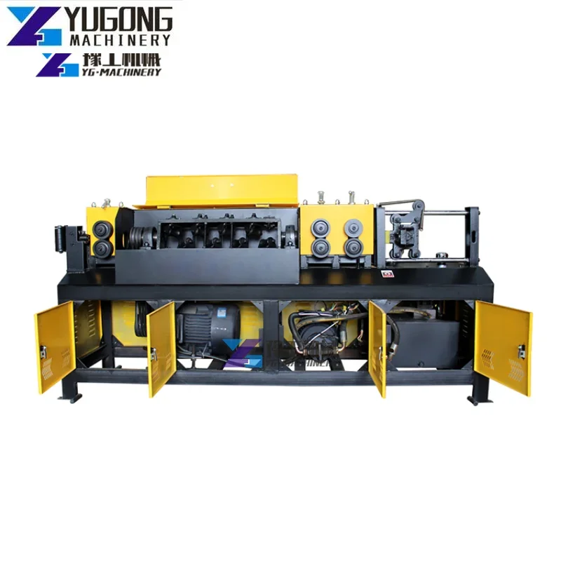 60m/min High Speed Steel Wire Bar Straightening and Cutting Machine Single Phase Steel Bar Bending Cutting Machine