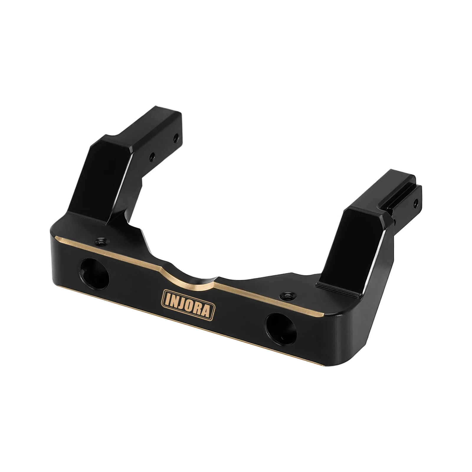 INJORA Black Coating Front Bumper Mount for 1/24 FMS FCX24M