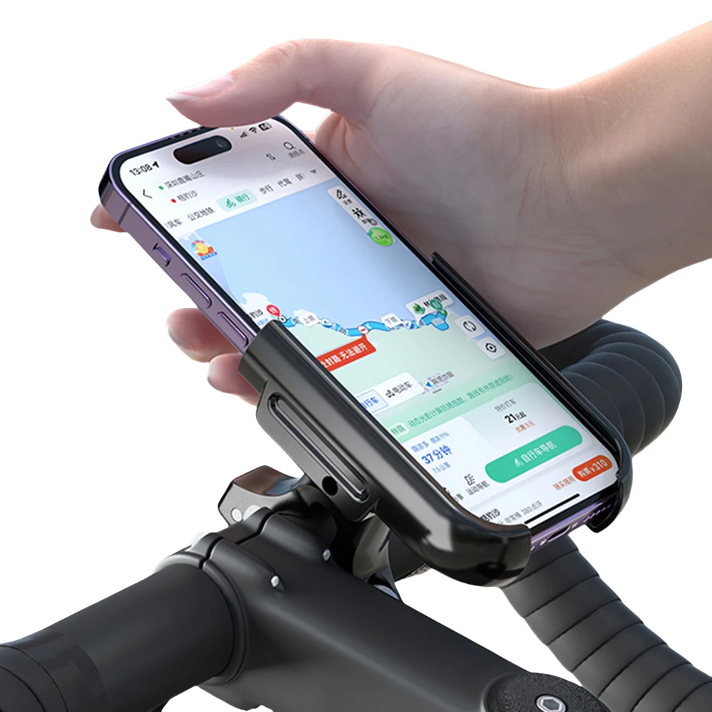 

GUB P41 Bike Cellphone Holder Aluminum Alloy Bike Mobile Phone Holder Bracket 360° Rotation Bicycle Navigation Phone Bracket