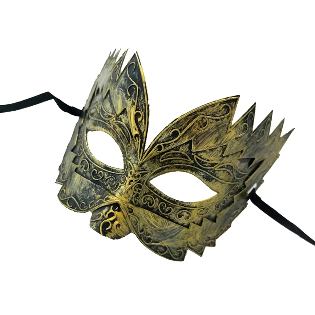 23 5x14 cm Masker Partij Cosplay Bal Maskers Prom Halloween 235X14 Dansen Gouden Half Gezicht Man