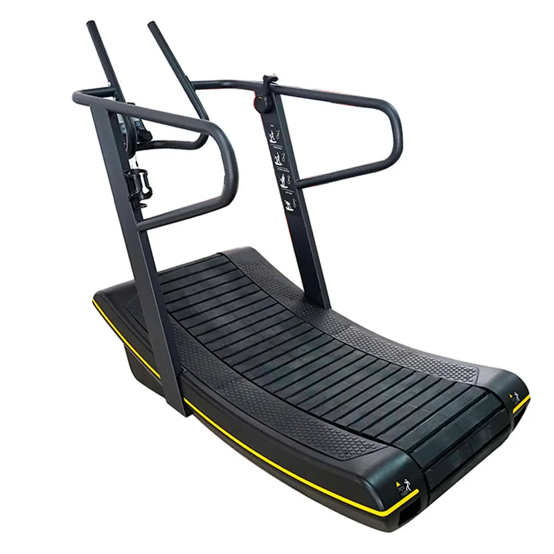 Curved Treadmill Non-Motorized, Manual No Power Curved Arc Treadmill for Home Gym Training, Non Electric Treadmill