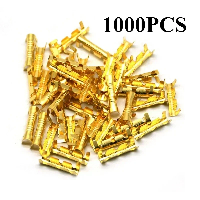1000PCS453/453C U-shaped terminal tab cold inserts terminal wire connector terminales electricos small teeth terminal 0.3-4.0mm²
