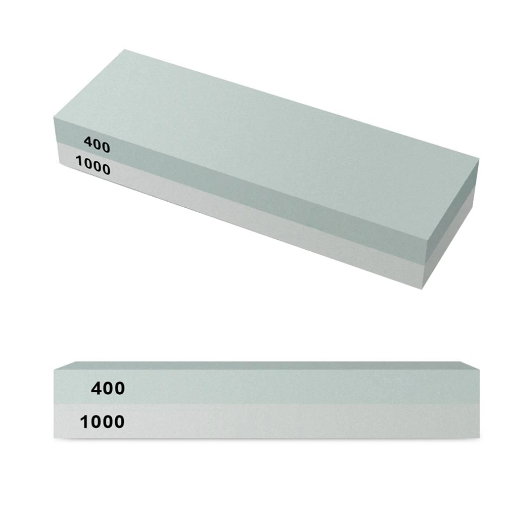 Whetstone, 2-IN-1 Sharpening Stone 400/1000 Grit Waterstones, Knife Sharpener Rubber Stone Holder IncludedJAS