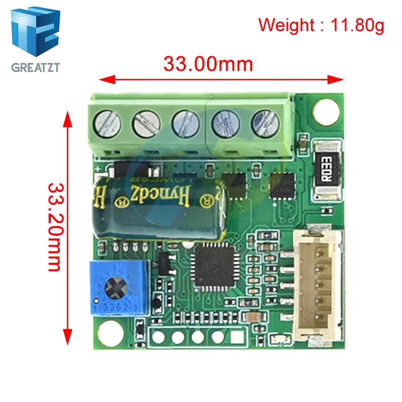 DC6-28V ZS-X12H 0-100W Brushless Motor Speed Controller With Hall BLDC Driver Board Module With Cable Power Supply Accessories