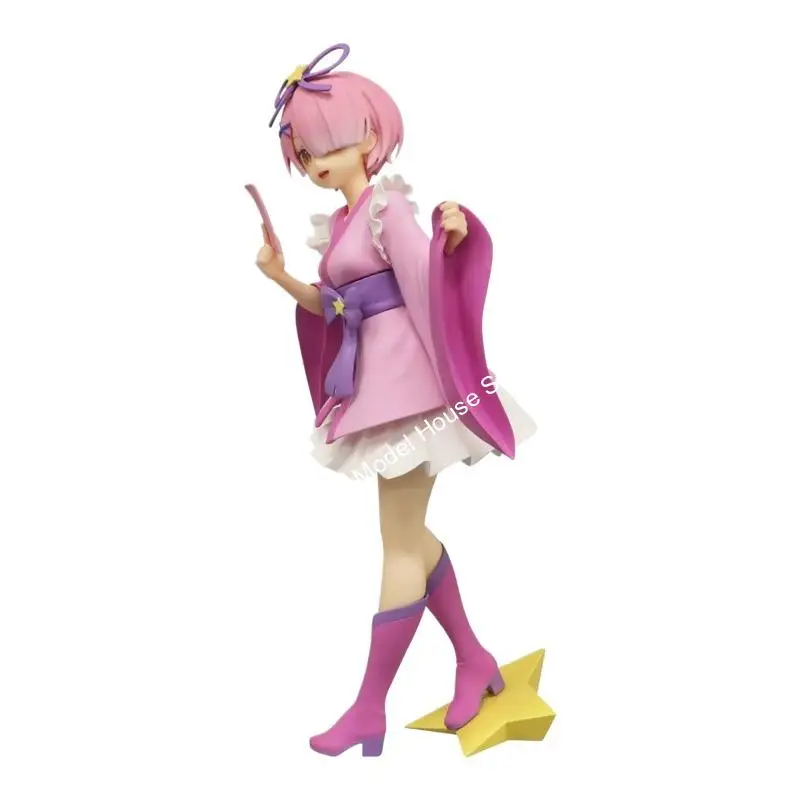 In Stock Genuine FuRyu Re:Zero Kara Hajimeru Isekai Seikatsu Ram Super Special Series in Milky Way Anime Cartoon Model Toys