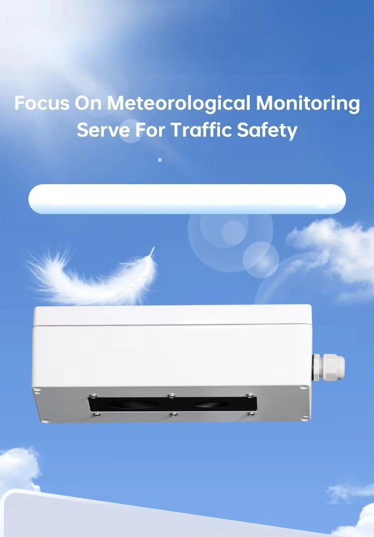 Highway Fog Area Visibility Monitoring System Fog Snow Rain Detector Snow Rain Modular Weather Station Sensor