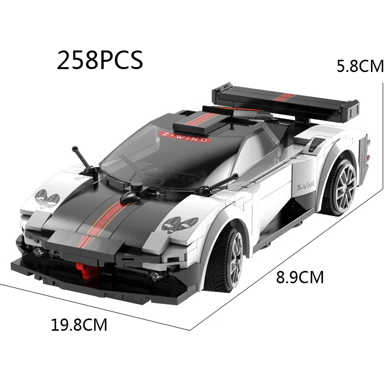 기술 Supercar 모델 빌딩 블록 App Rc 슈퍼 스포츠카 Zonda 라디오 2.4ghz 원격 제어 차량 벽돌 장난감 소년 선물