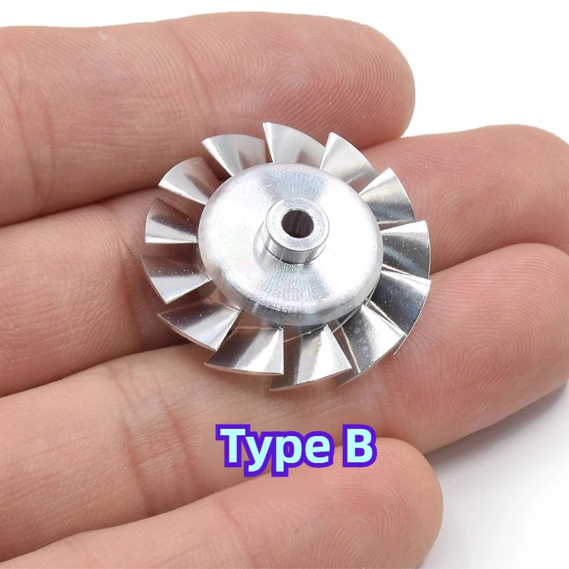 5pcs 27mm CNC Aluminum Impeller High Speed 100K RPM Brushless Ducted Fan Blade - High Precision Durable