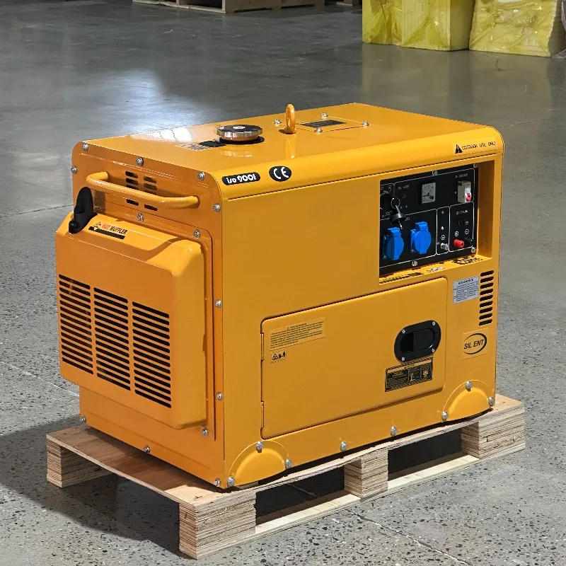High Quality 3KW 5KW 6KW 10KW Silent Diesel Generator Set 10kva Genset Price Portable Soundproof Inverter Diesel Generator