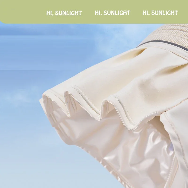 Chapéu de sol de aba larga com aba no pescoço para homens e mulheres ajustável ao ar livre 50 + proteção UPF boné safari caminhadas chapéu de pesca