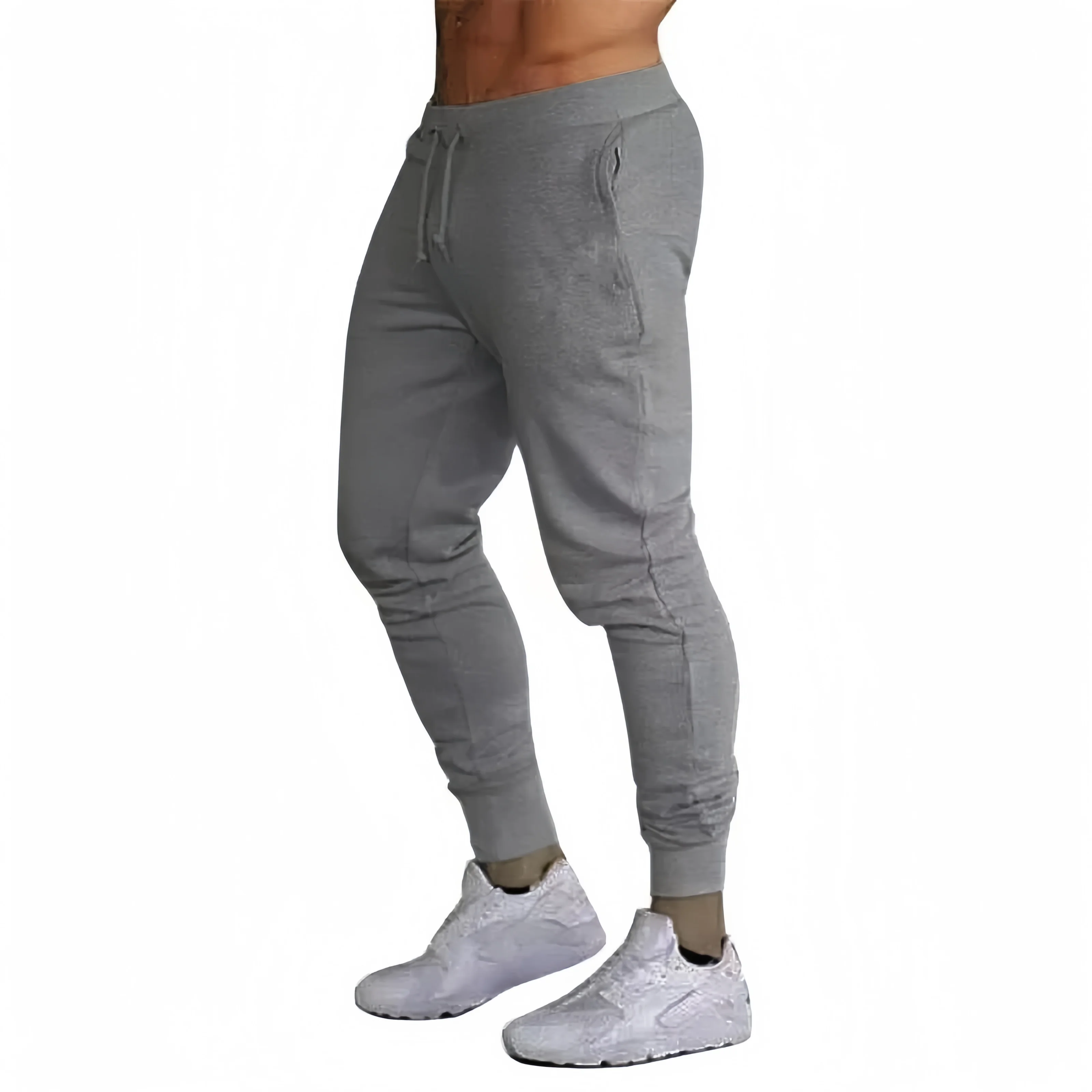 

2024 New Cargo Pants Men's Loose Straight sports Clothing Solid color sweatpants Versatile Joggers Woven Casual Male Trousers