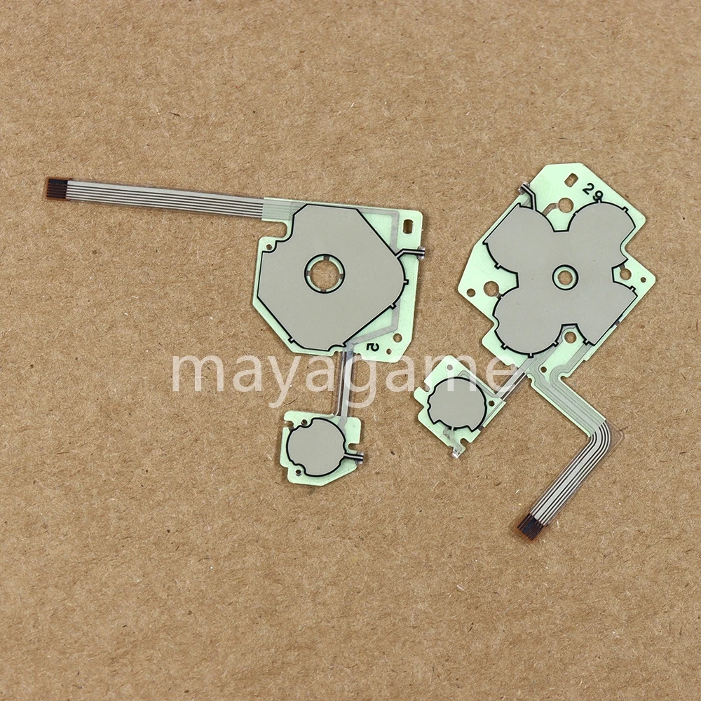 1pc Right Button Flex Ribbon Left Conductive Film Flex Cable For PSP E1000 E1004 D-Pad Keyboard Cable
