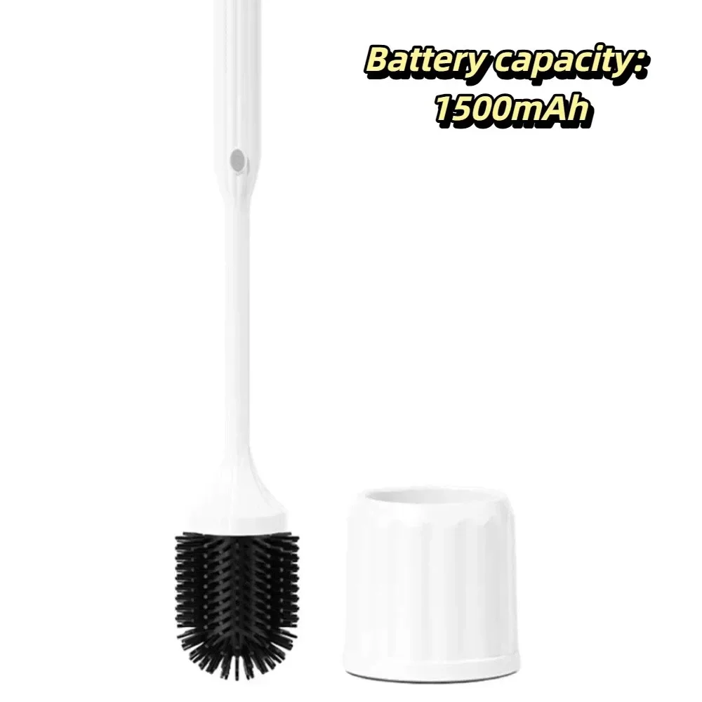 Detachable Replacement Heads Electric Toilet Cleaning Brush Sturdy Structure Long Service Life Toilet Cleaning Brush